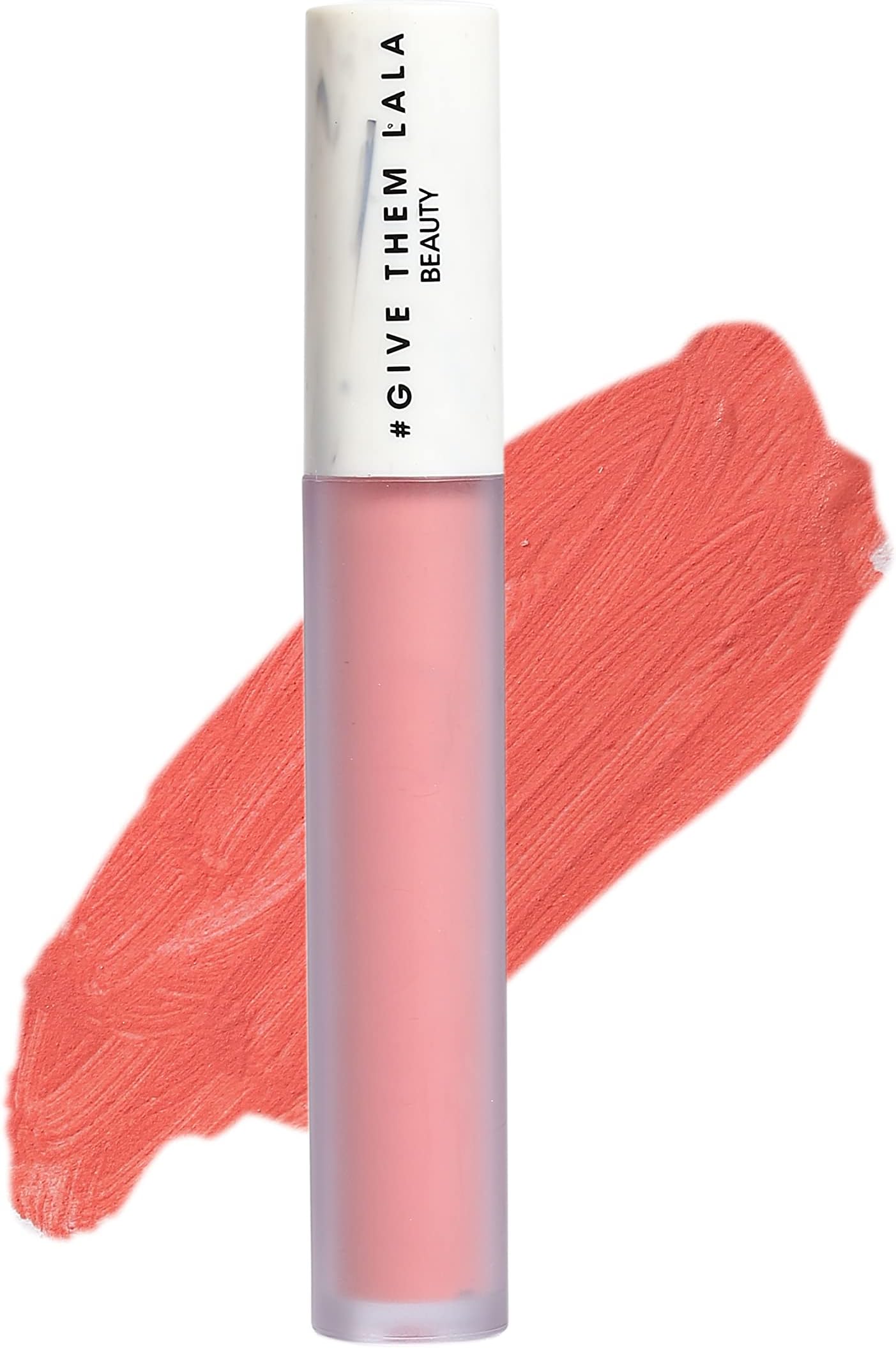 GIVE THEM LALAMatte Lipstick - Cushion Cream Lipstick For Women - Nude Color - Lightweight and Long Lasting Lipstick - Cruelty Free - Satin Soft, Non-Drying Matte Finish (Speak Truth)
