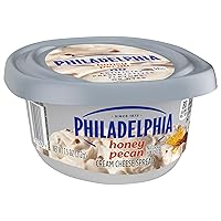 Vista 9 de Philadelphia Crema de queso crema de nuez y miel, hecho con leche fresca y crema, para bagels, salsas o postres, envase de 7.5 onzas