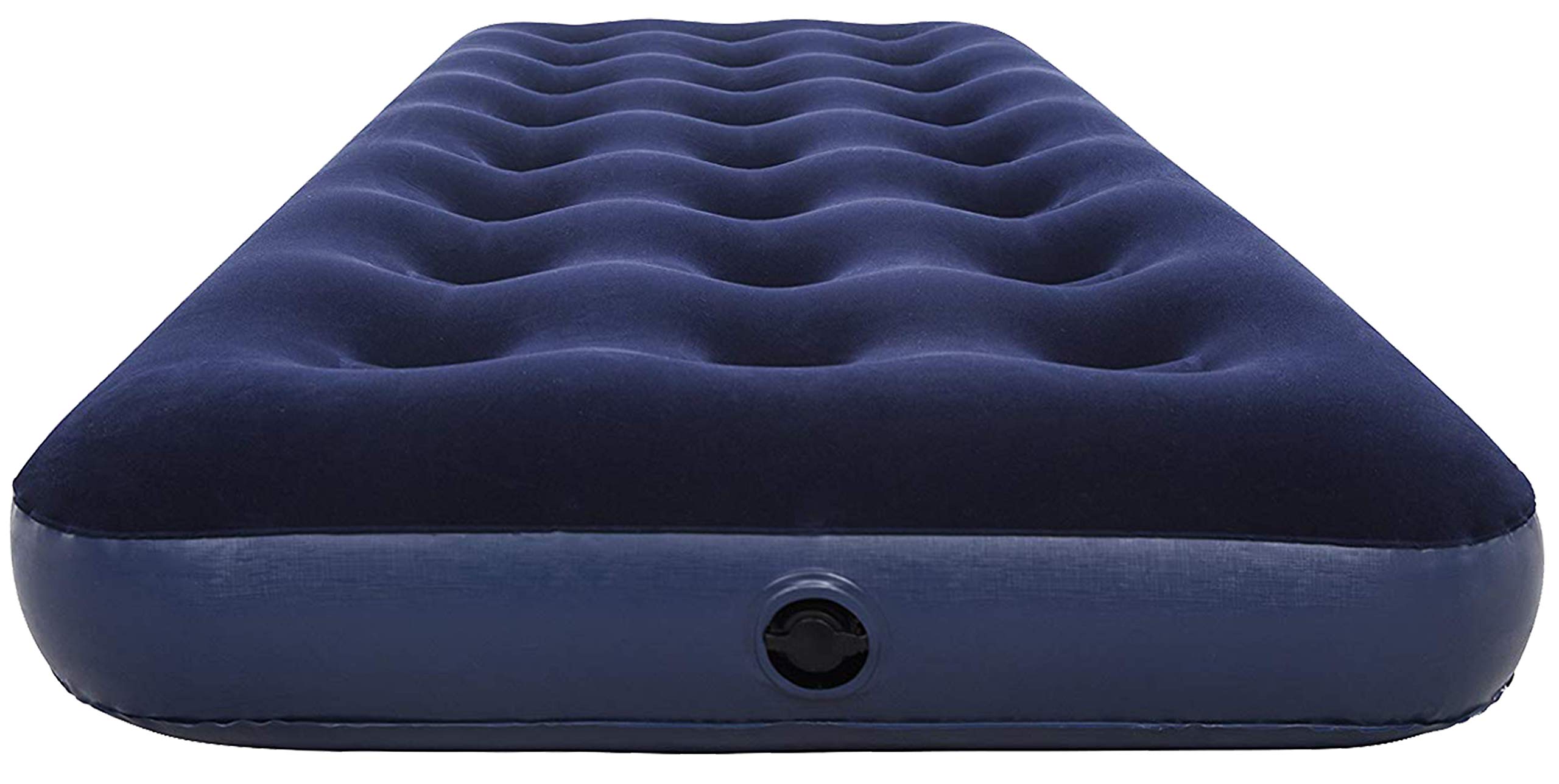 Brandsseller Luftbett Luftmatratze Gästebett Besuchermatratze für 1 Person Indoor und Outdoor aufblasbar blau