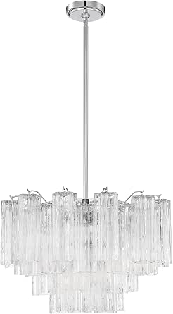 Crystorama Addis 9 Light Polished Chrome Chandelier