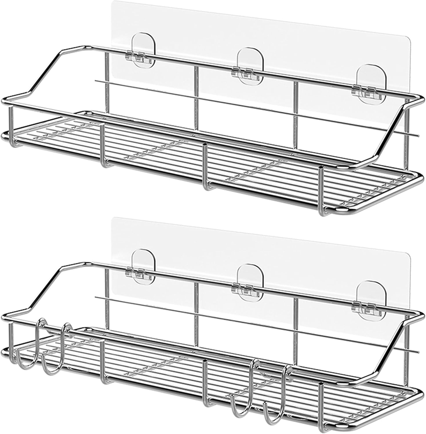 KESOL Adhesive Shower Caddy Shower Shelf Shower Organizer for Bathroom