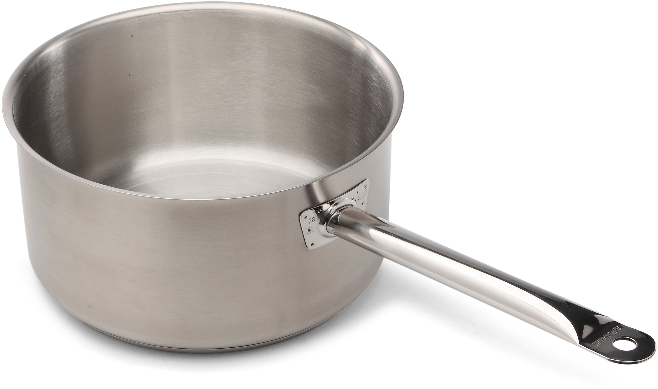 Casserole haute en inox Lacor 28 cm pour de grands repas de famille