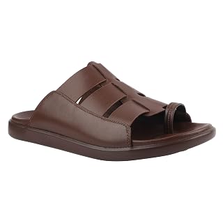 Medifeet Fisherman Sandal II Outdoor Sandal II Flat Sandal II Cushion Sandal For Men's (BROWN, 10)