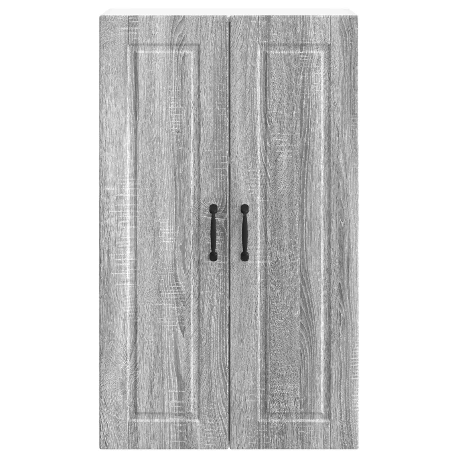 Armadio da parete Porto, 60 x 31 x 100 cm, in legno Sonoma grigio