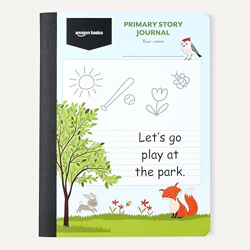 Miniatura 5 de Tienda Basics Cuaderno de composición, composición primaria, líneas rayadas extra anchas de 12", 100 hojas, 9.75" x 7.5", paquete de 15, varios