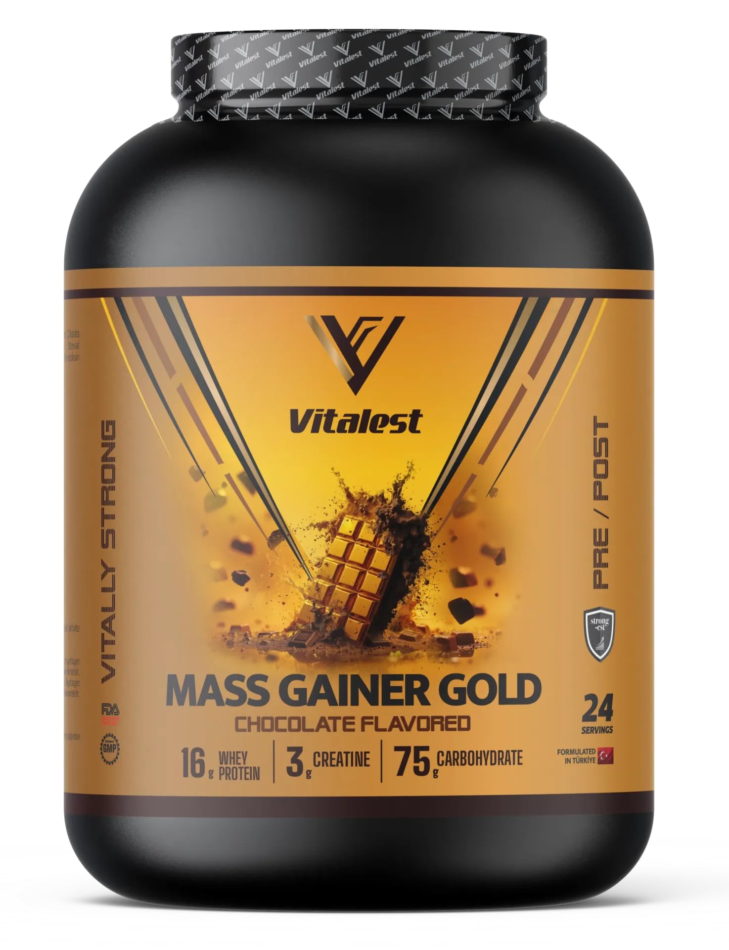 Mass Gainer 2400 gr Çikolata Aromalı | Yüksek Kalorili Kilo ve Hacim Artırıcı Toz Takviye | Sporcu Gıdası Protein ve Karbonhidrat Desteği
