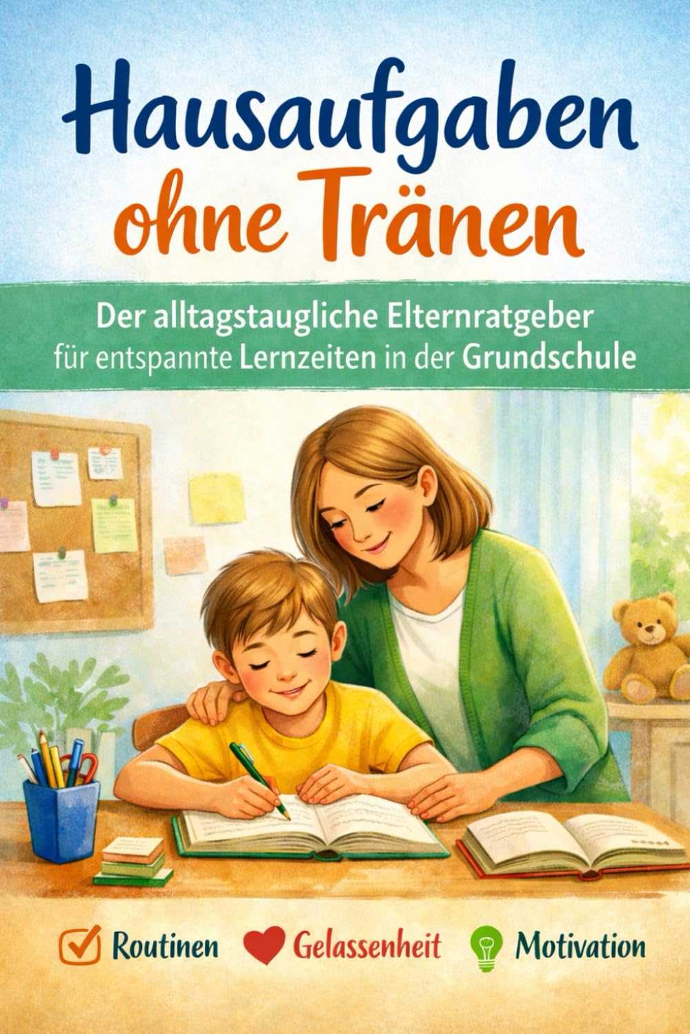 Hausaufgaben ohne Tränen: Der alltagstaugliche Elternratgeber für entspannte Lernzeiten in der Grundschule