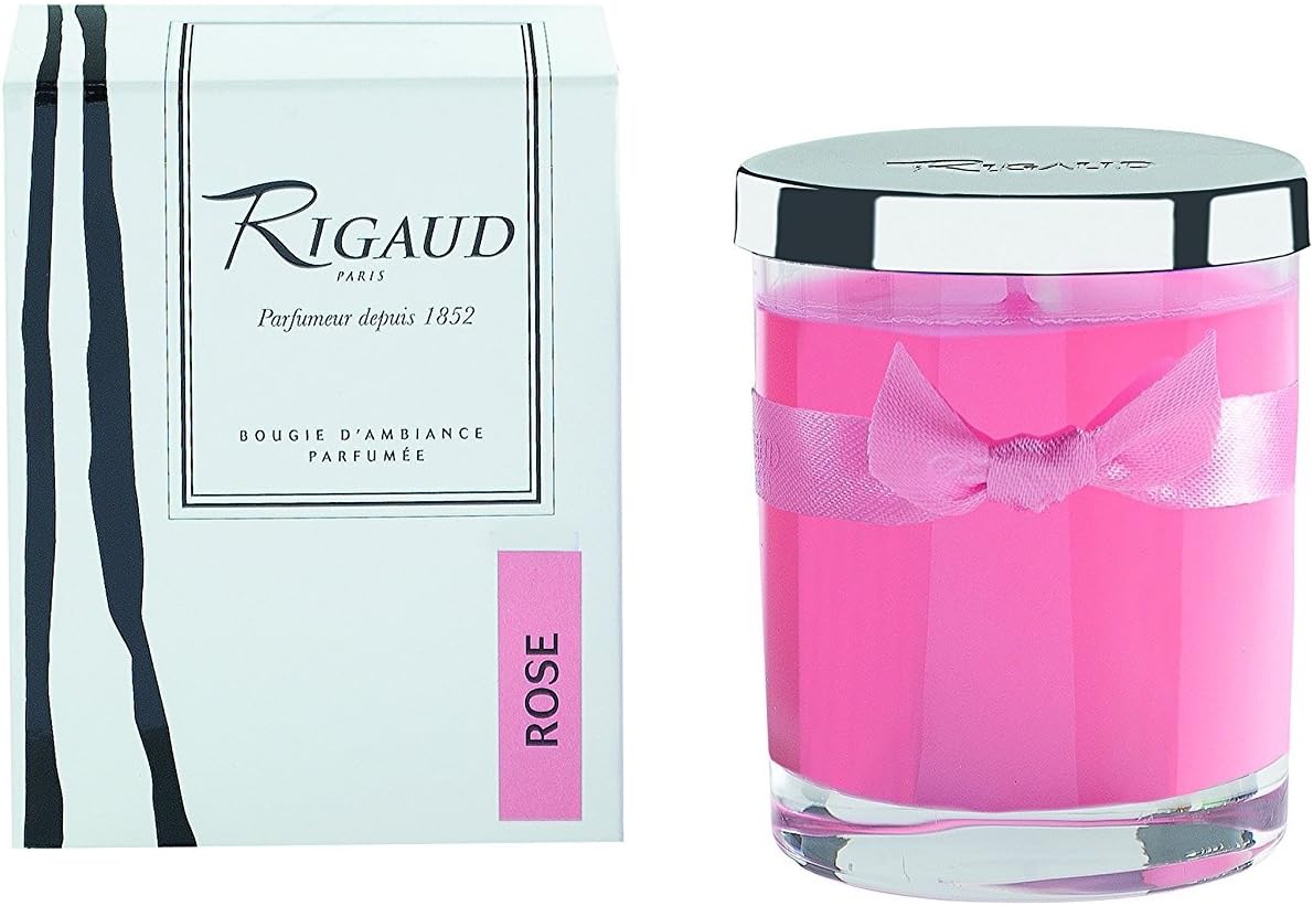 Rigaud, Rose Small Candle, 28 Hours Burn Life