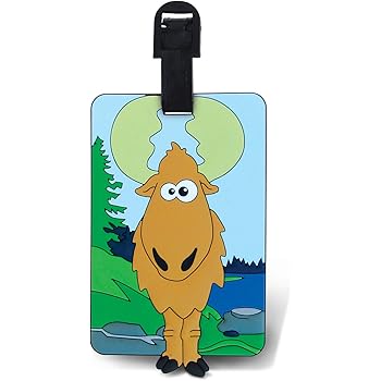 goofy luggage tag