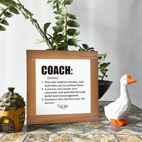 Miniatura 4 de Regalos de decoración de escritorio, caja de placas de madera, letrero de mesa de placa de madera, decoración inspiradora de oficina, regalo de