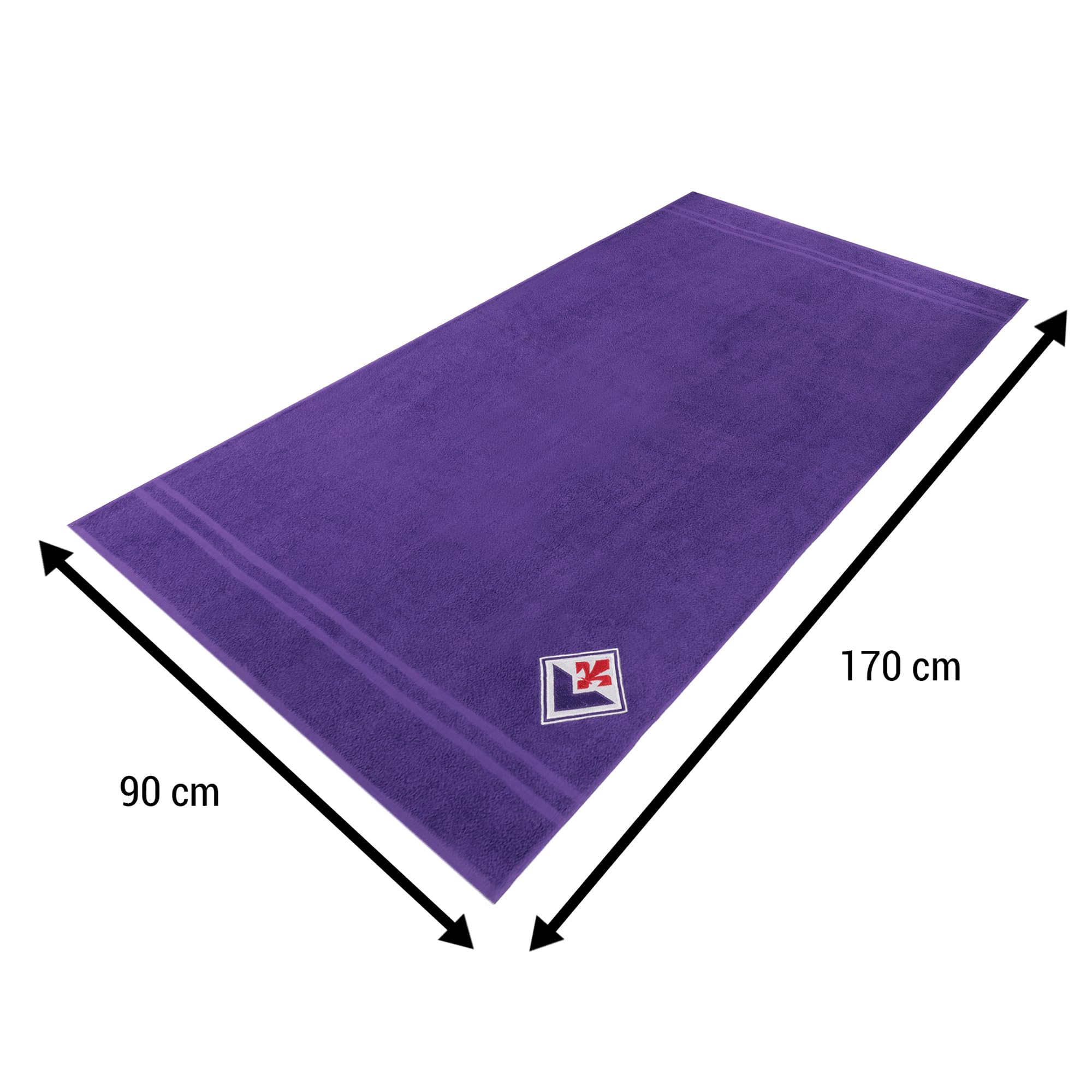 Only4fan Toalla de algodón ACF Fiorentina, 90 x 170 cm