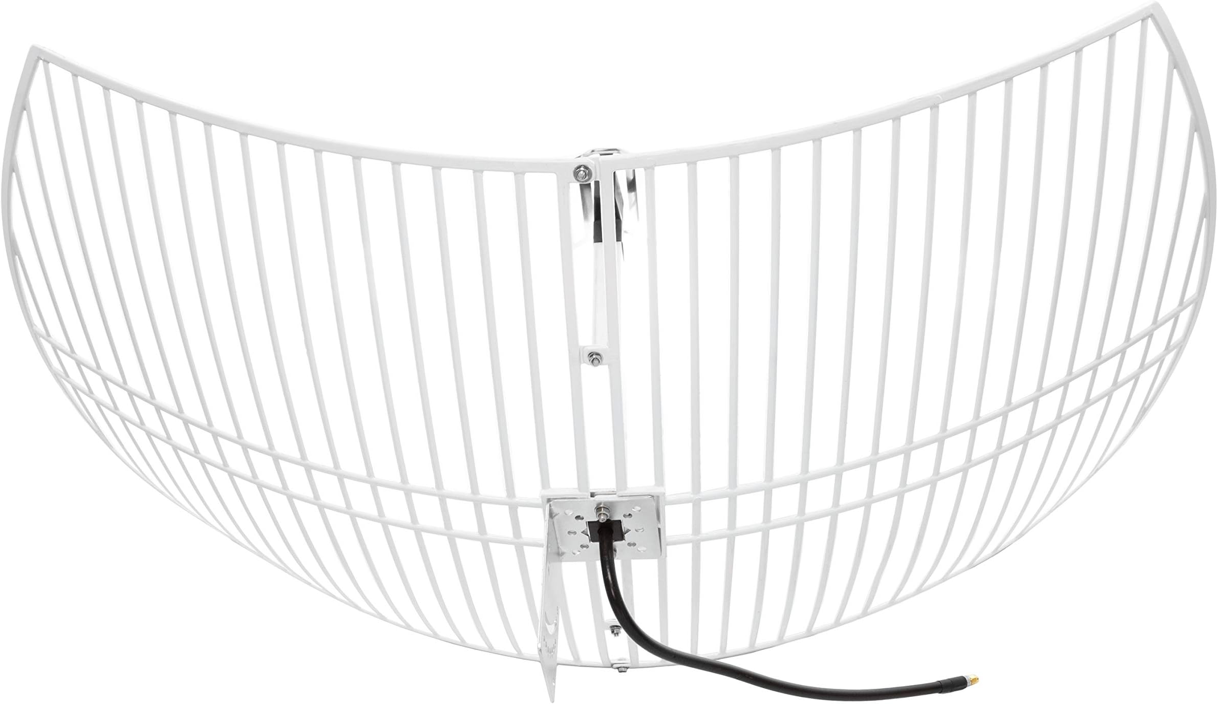 Nooelec Satellite Mesh Antenna Bundle for Inmarsat, Iridium, & Hydrogen Line Applications. 20dBi Parabolic Antenna w/ 1.4GHz Center Frequency, 300MHz+ Bandwidth. LMR400 SMA Feed Cable & Mounting Kit