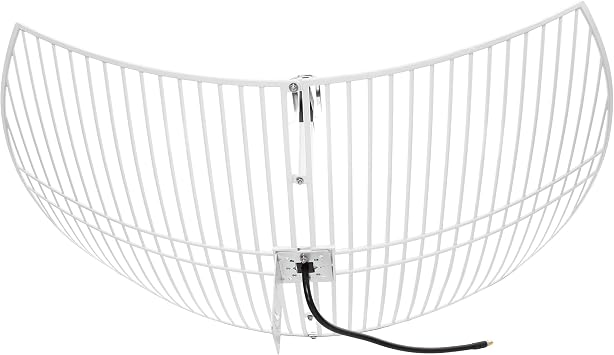 Nooelec Satellite Mesh Antenna Bundle for Inmarsat, Iridium, Hydrogen Line Applications. 20dBi Parabolic Antenna w/ 1.4GHz Center Frequency, 300MHz+ Bandwidth. LMR400 SMA Feed Cable & Mounting Kit