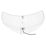 Nooelec Satellite Mesh Antenna Bundle for Inmarsat, Iridium, & Hydrogen Line Applications. 20dBi Parabolic Antenna w/ 1.4GHz Center Frequency, 300MHz+ Bandwidth. LMR400 SMA Feed Cable & Mounting Kit