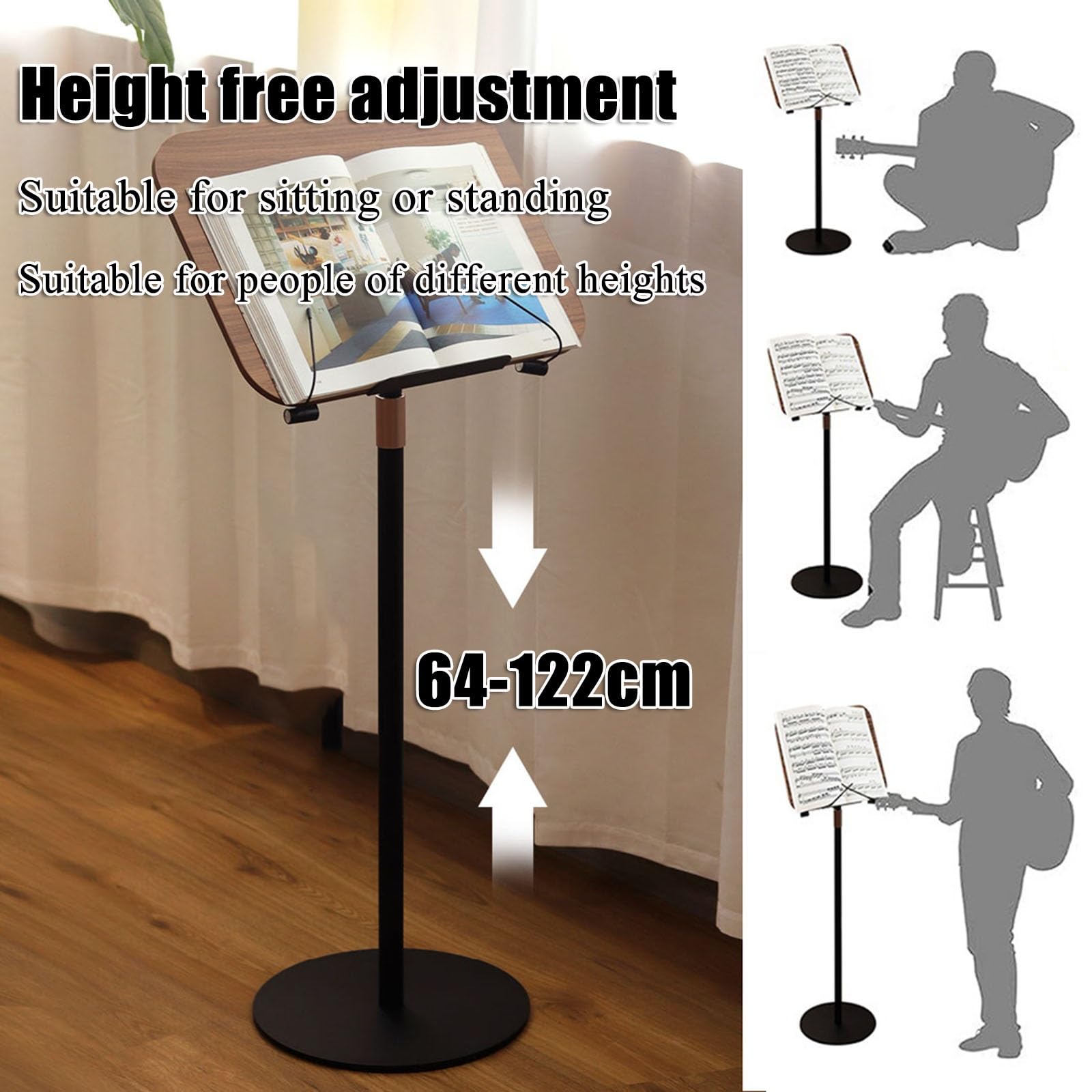 WORDFUN Pupitre En Bois Pour Orchestre, Pupitre De Musique