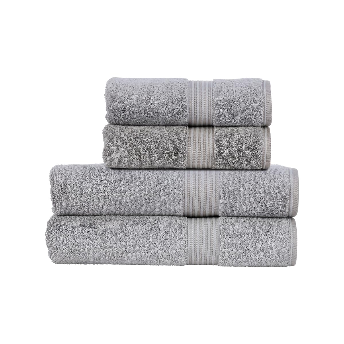 Christy Supreme Hygro 2 Hand Towels Set | Blush Pink | 100% Luxury Supima Cotton | Ultra Soft | Super Absorbent | 650GSM | Plush and Long Lasting — view 29