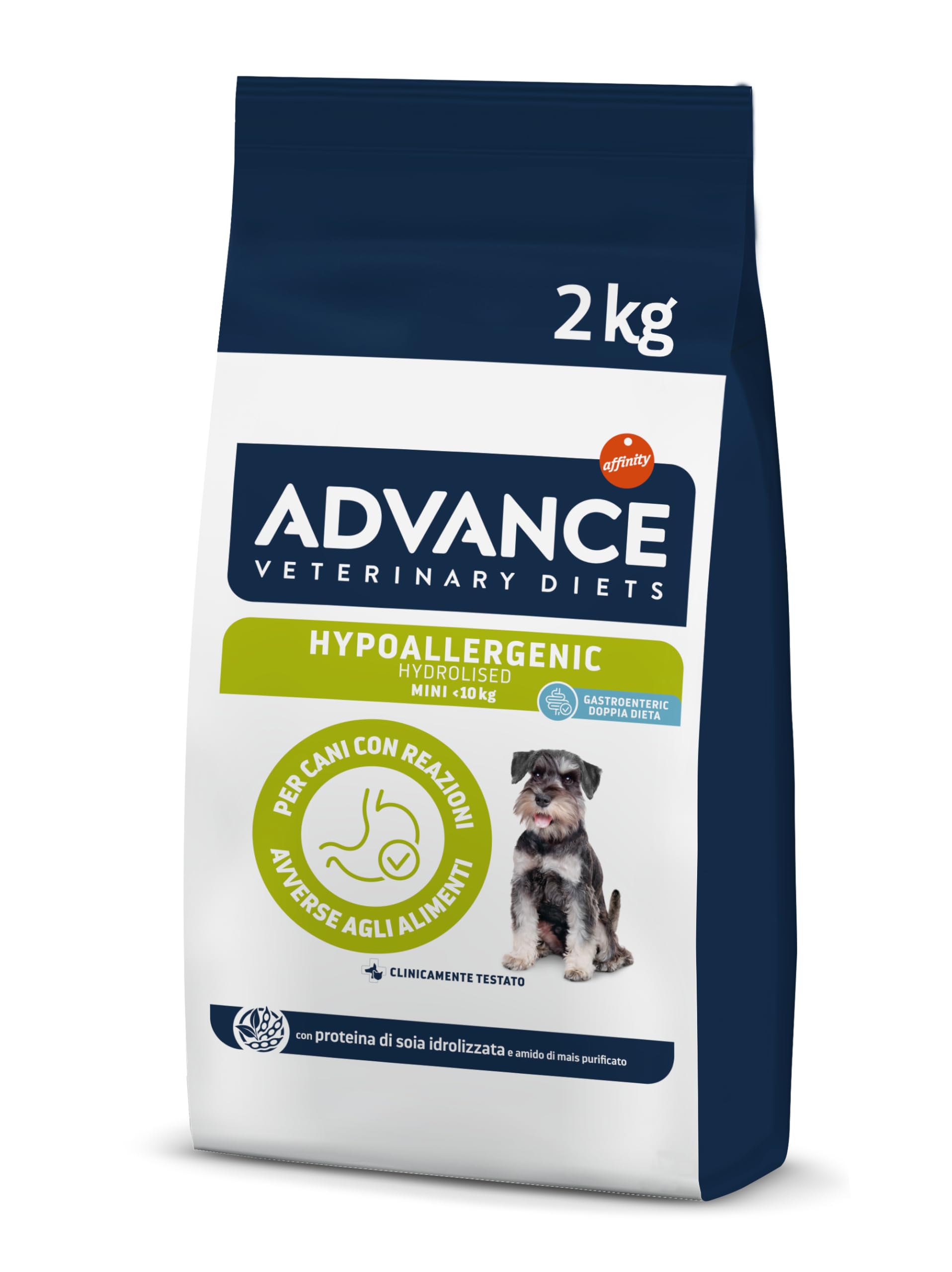 Advance Veterinary Diets Hypoallergenic, Cibo per Cani Mini, 2kg