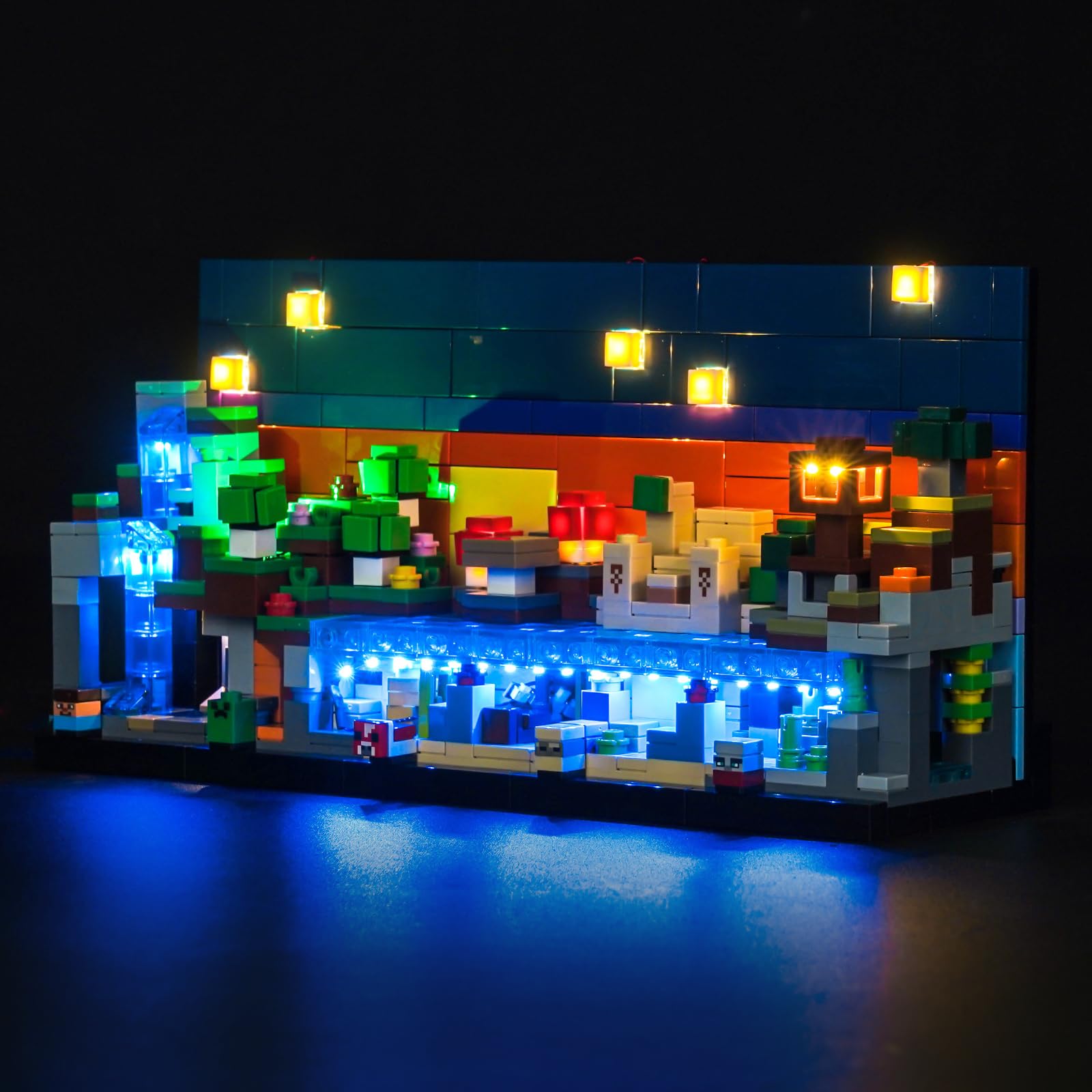 Light Kit Compatible with Lego Mini Biomes 21589 (No Model)