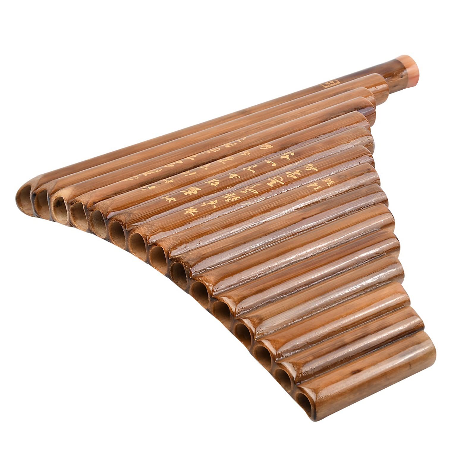 Flauto Pan 15 Tubi G Key Pan Flauto Set Strumento A Fiato In Bambù Naturale Strumento A Fiato In Bambù Strumenti a fiato tradizionali