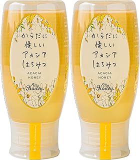 MyHoney ハチミツ 非加熱 はちみつ アカシア 500g×2本 チューブボトル ハンガリー産 アカシア蜂蜜 100％ 無添加 【 生はちみつ専門店 マイハニー 】