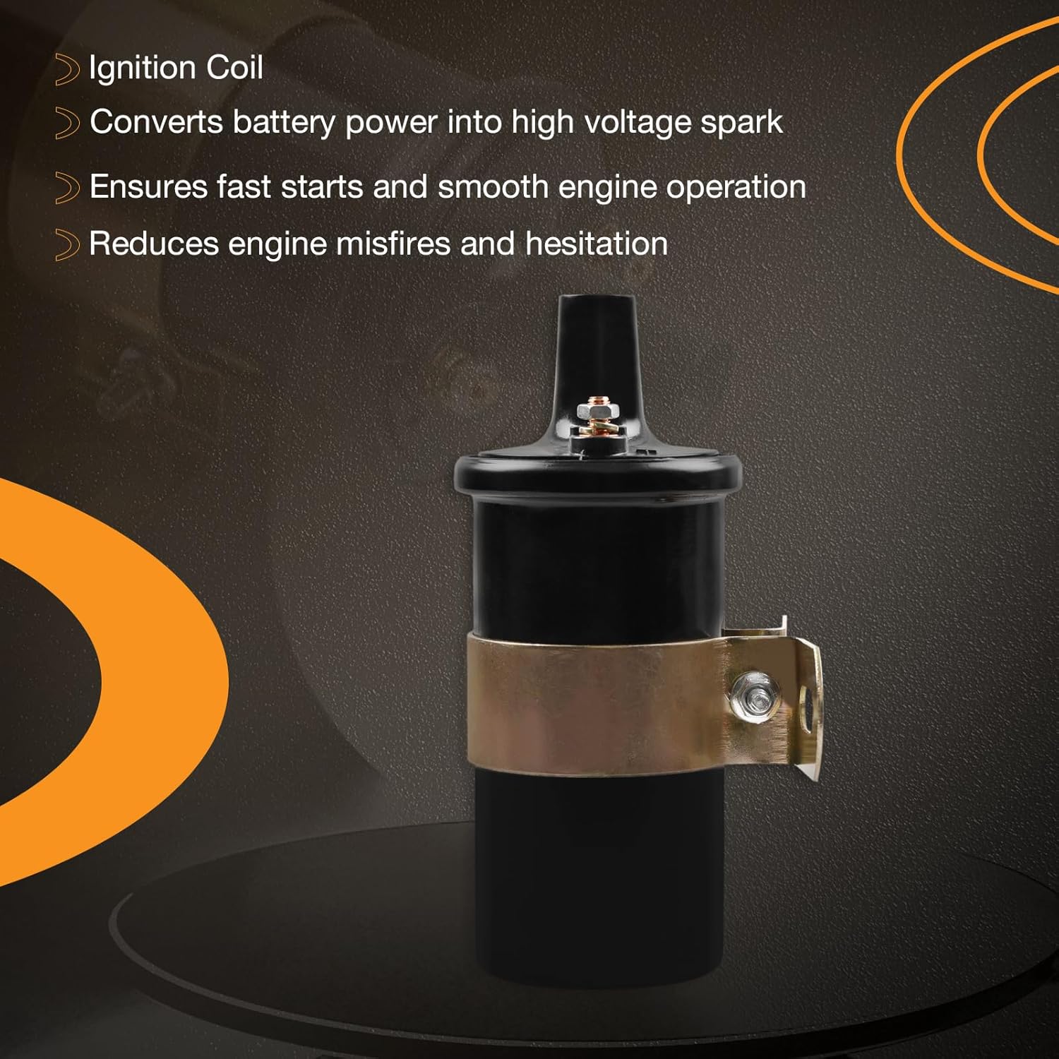 Ignition Coil, Breaker Points, Spark Plug & Wire, Condenser Compatible with Kohler K-Series Tractor K91 K141 K161 K181 K241 K301 K321 K341 Engines