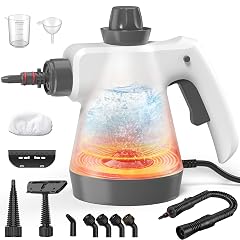 Steam Cleaner - Handheld Steam Cleaner with 12Pcs Accessories Safety Lock Pressurized Handheld Steam Cleaner for Home Tile