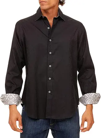 Robert Graham Men’s Windsor Long-Sleeve Shirt, Button-Up Shirt for Men