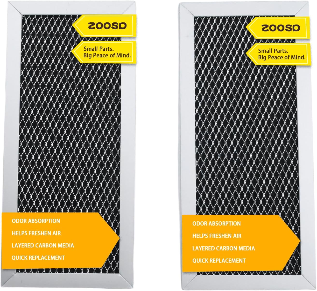 ME21M706BAG/AA ME21A706BQN/AA ME21K7010DS/AC ME21M706BAS/AA ME21R706BAT/AA Microwave Charcoal Filter Replacement for Samsung (2 Pack, Odor Air Purifier Filter)