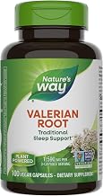 Nature's Way Valerian Root, Traditional Sleep Support*, Non-GMO Project Verified, Gluten Free, Vegan, 100 Capsules (Packaging May Vary)