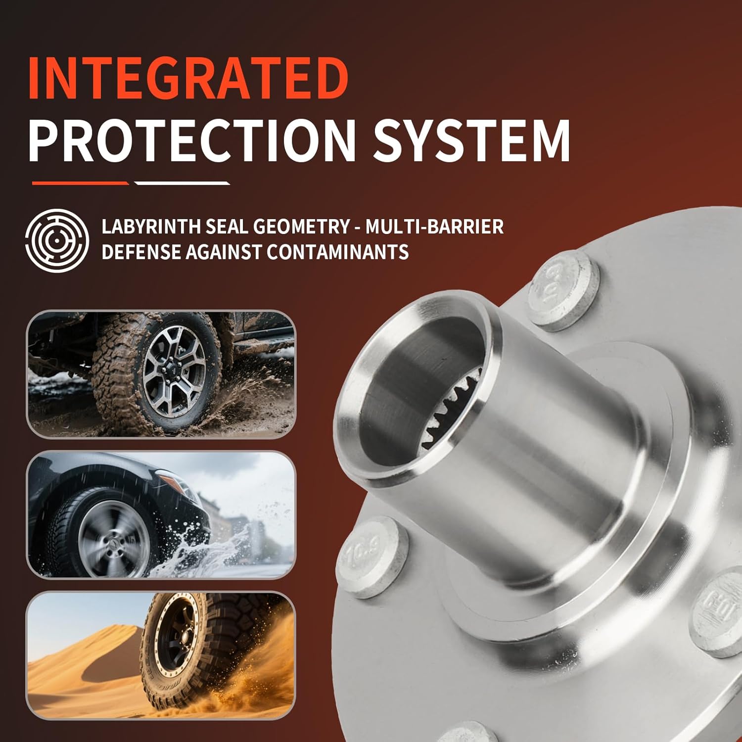 (Pair) DRIVESTAR 518509 Wheel Hub & Bearing Front Left/Right for FWD 1995-04 for Toyota Avalon 3.0L/92-03 Camry 3.0L V6/98-03 Sienna/1999-03 Solara, 1992-03 for Lexus ES300/99-03 RX300,5-Lug - Image 5