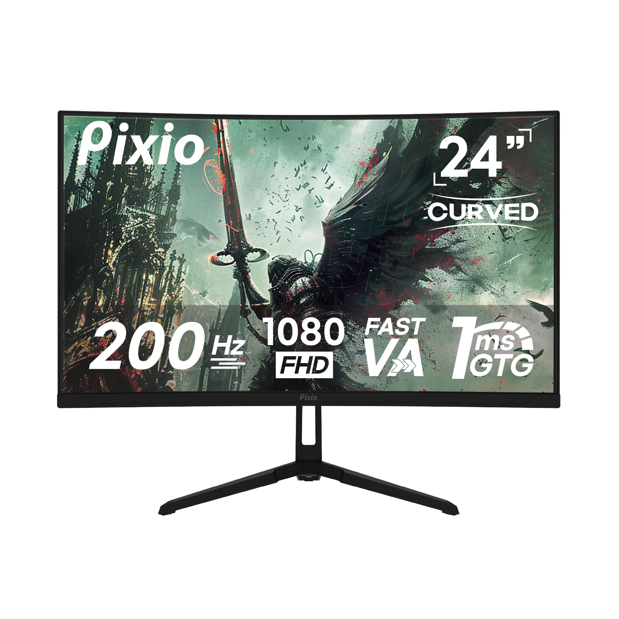 【美品】Pixio 24インチ FHD モニター 165Hz Pixio ピクシオ ゲーミングモニター PX248PS 165hz 24インチ PC