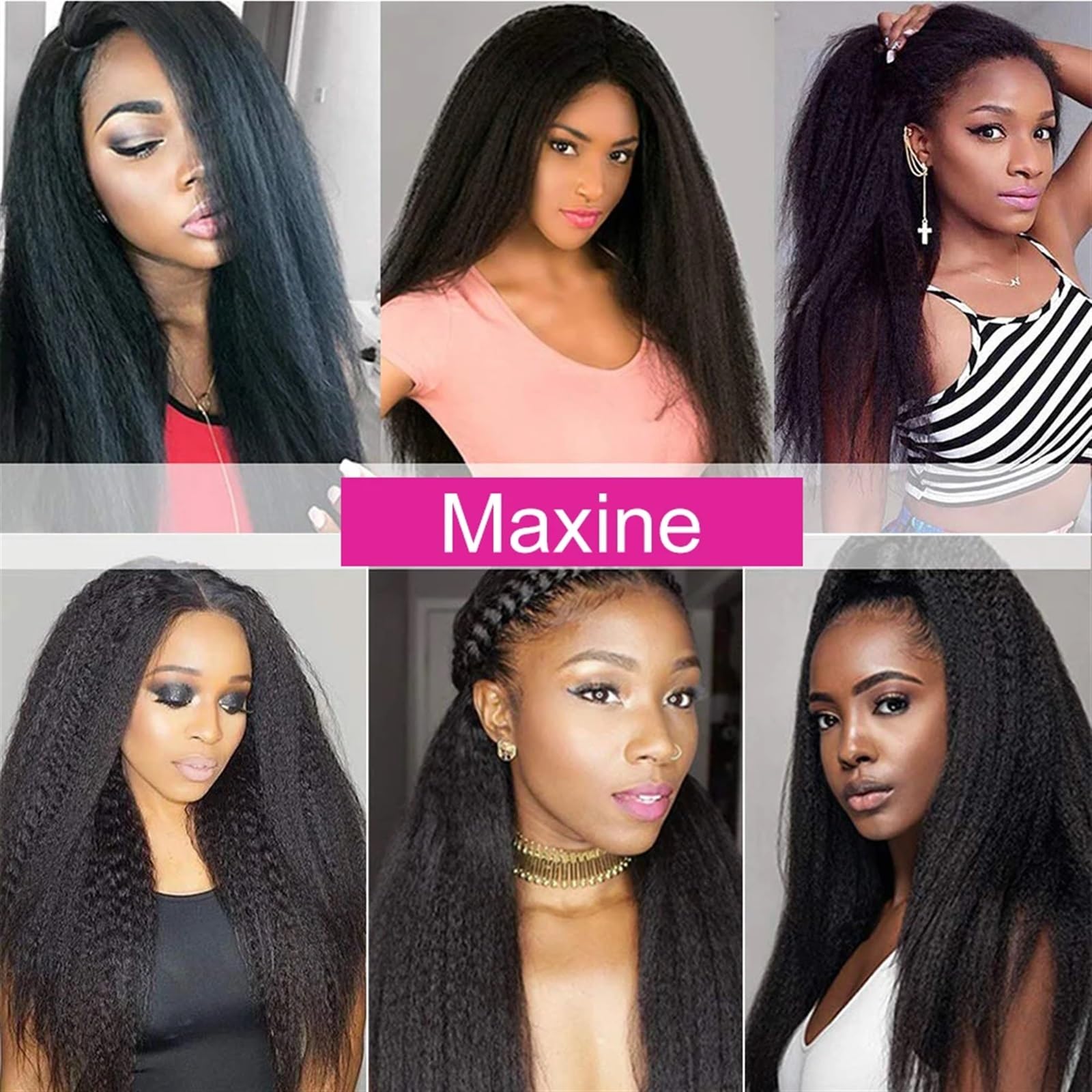 Hair Extensions Clip In Hair Extensions Real Human Hair Extensions Kinky Straight Brazilian Human Hair Clip In Extensions For Women 8Pcs Seamless Clip Ins For Black Women Hair Extensions Clip In - View #9