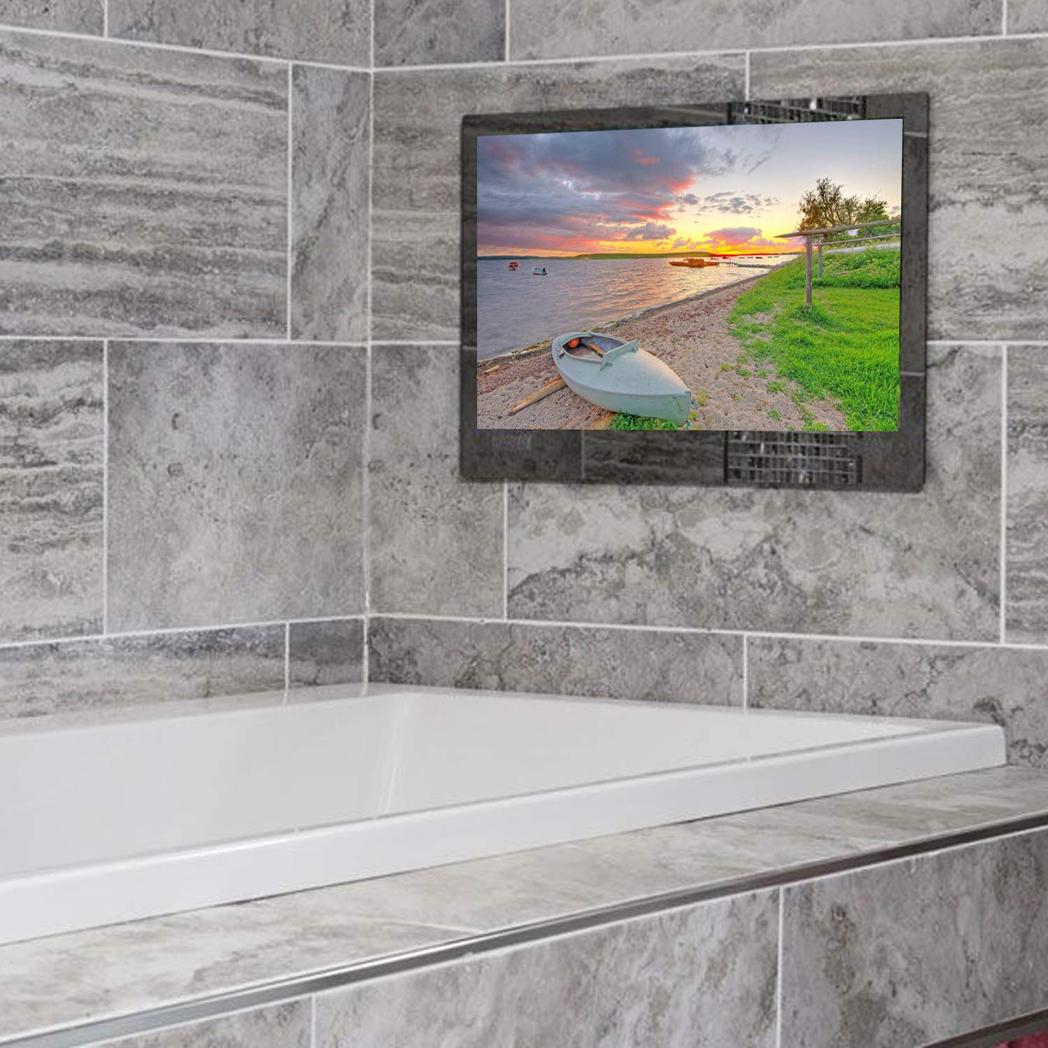 Buy Haocrown 21.5 inch Waterproof TV for Bathroom Smart Mirror TV with