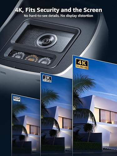 Miniatura 3 de ANNKE Cámara de seguridad 4K 8MP PoE, cámara IP de vigilancia AI para exteriores con micrófonoaudio, detección de humanosvehículos, luz dual