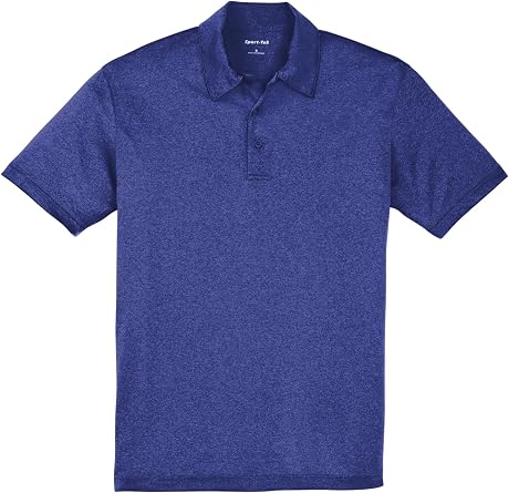 SPORT-TEK Mens Heather Contender Polo