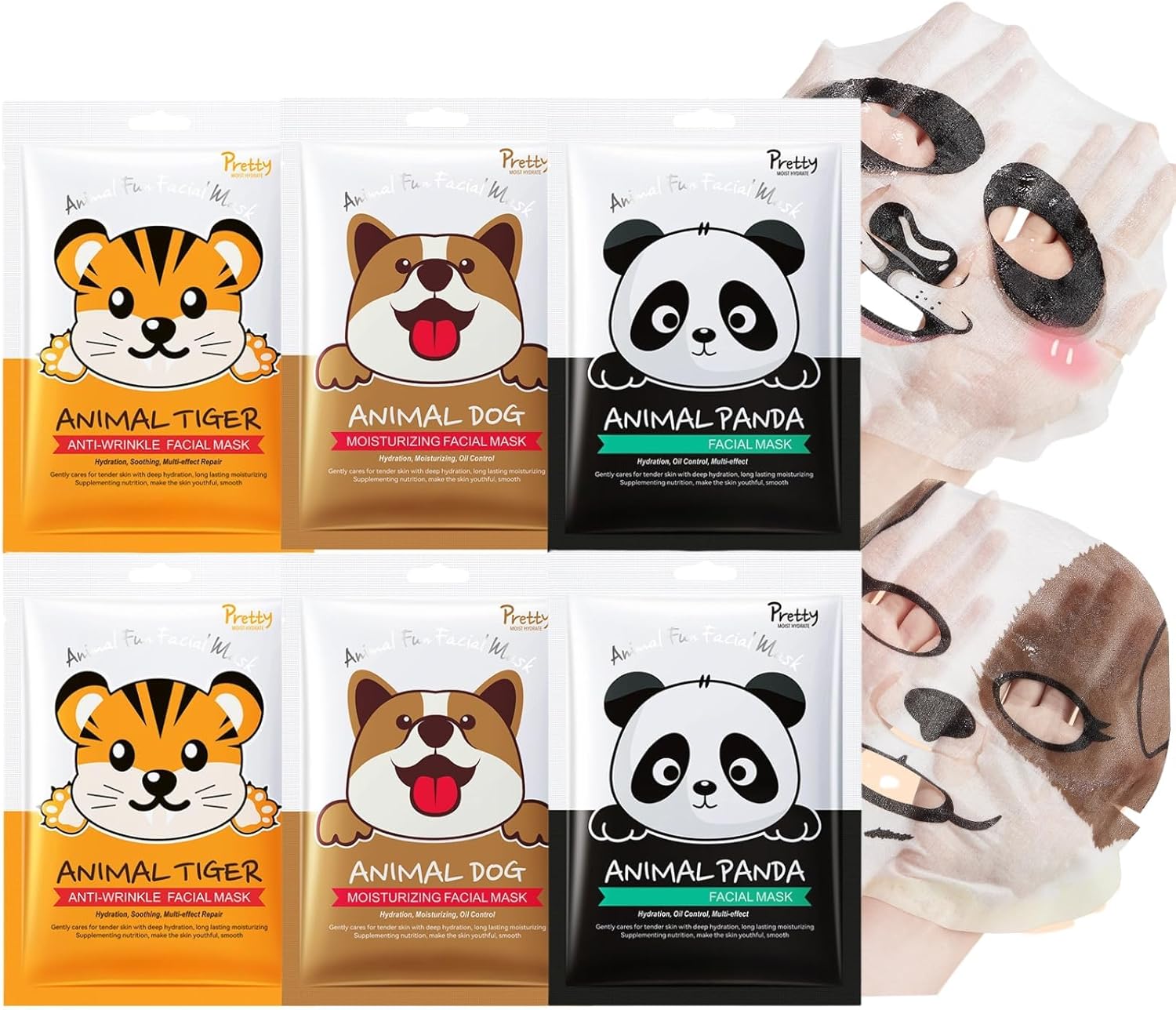 Paporich 6 Pcs Animal Character...