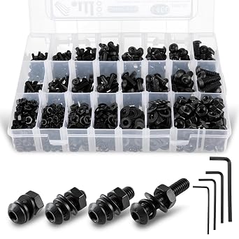 1460PCS Nuts and Bolts Assortment Kit M3 M4 M5 M6 Hex Socket Cap Bolts Set