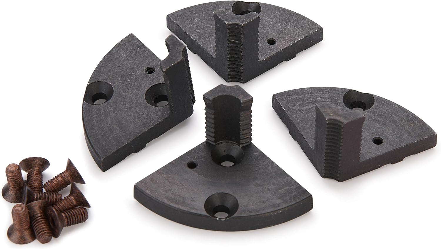 Oneway #1 Spigot Profiled Jaw Set for Stronghold Chuck – Black Oxide Finish