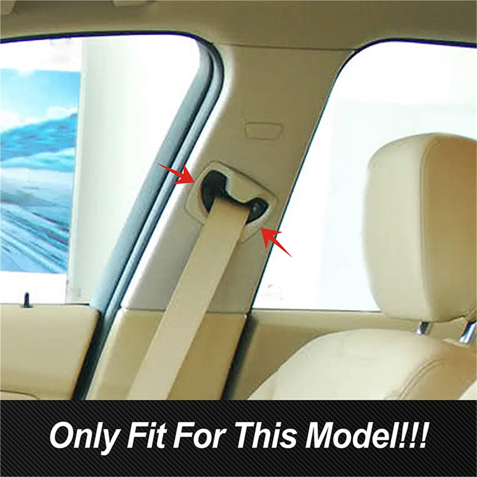 Car Styling B Pilastro Cintura Di Sicurezza Cornice Decorazione Copertura Per BMW Serie 3 F30 2013-2018 Accessori Interni