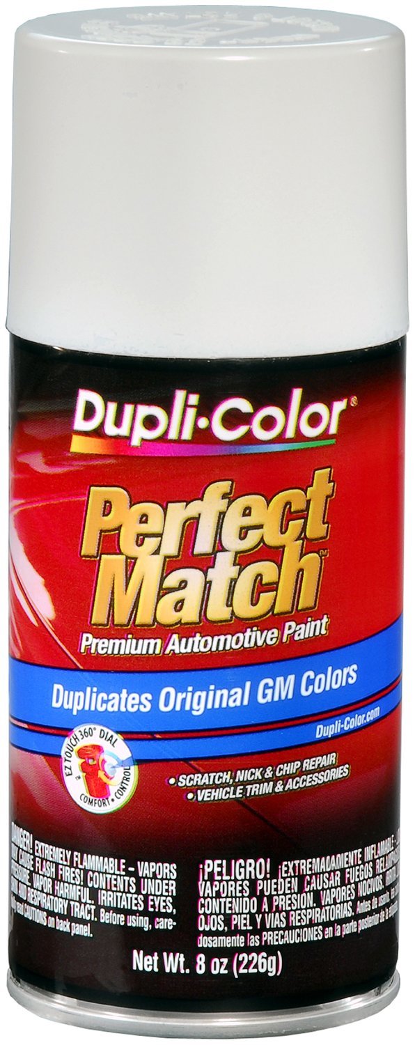 Dupli-Color (EBGM03387-6 PK) White General Motors Exact-Match Automotive Paint - 8 oz. Aerosol, (Case of 6)