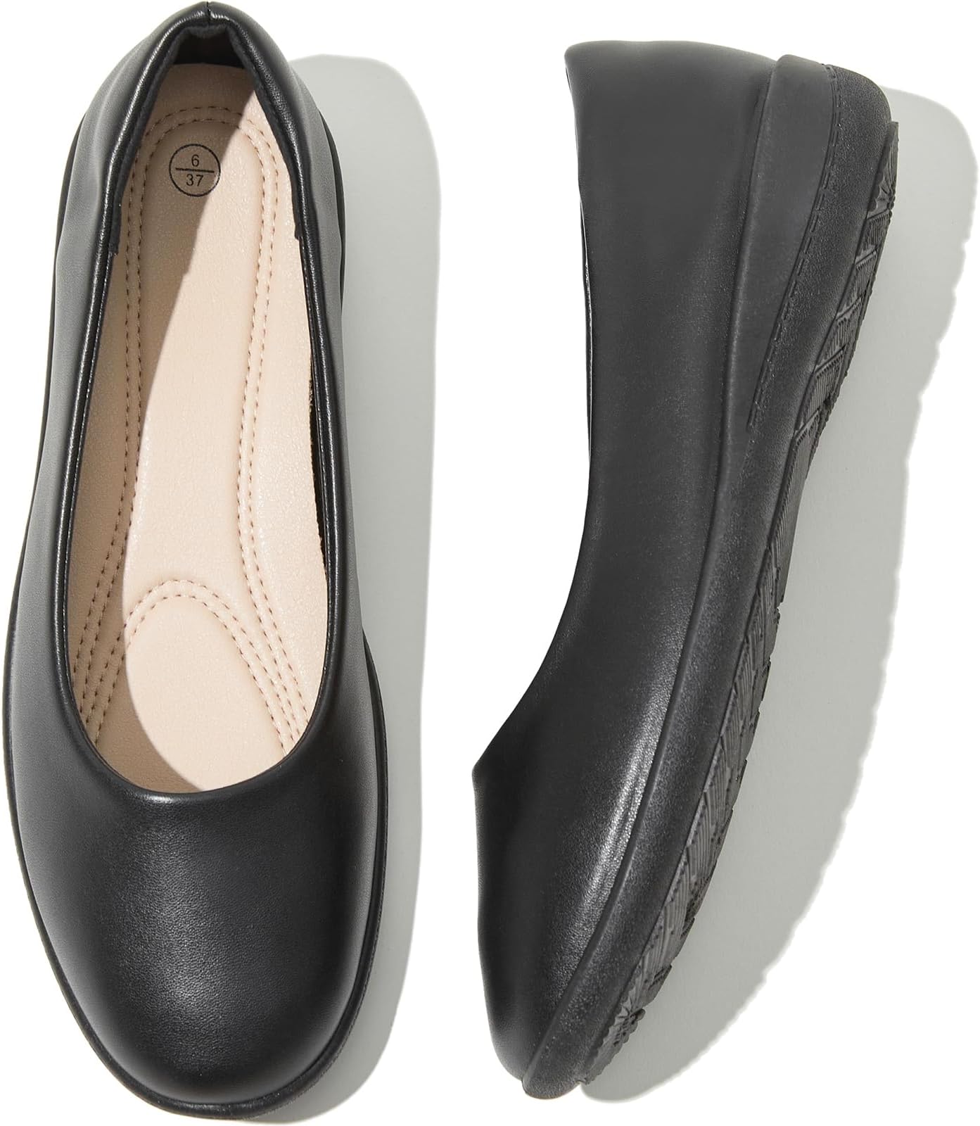 black work flats