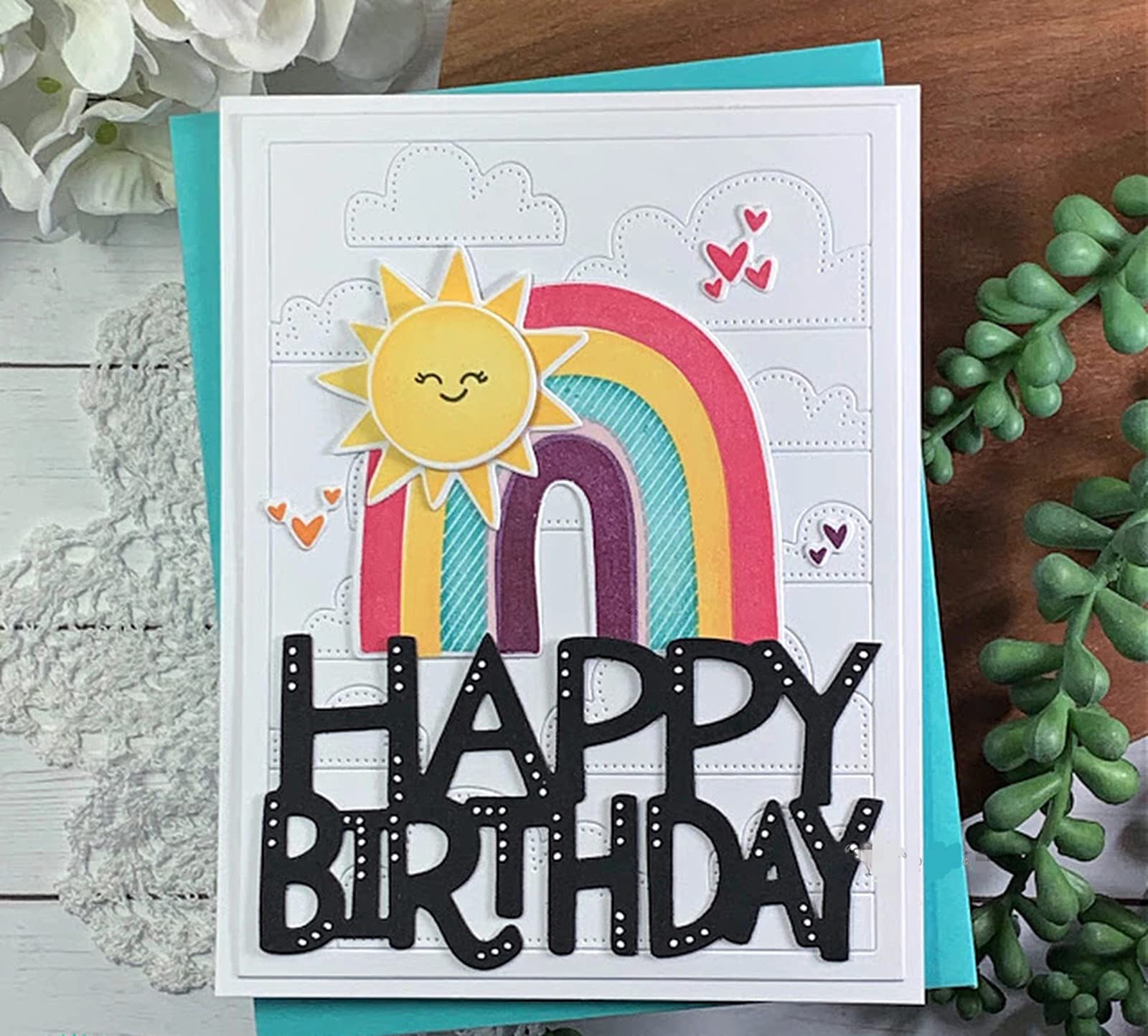 Emporte-pièces En Métal Pour Gaufrage Happy Birthday, Pour La