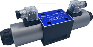 Hydraulic Electric Solenoid Valve D05 NG10 DIN Connector 31 GPM 4560 psi 24VDC, C-Closed-All Ports Closed in Center Position