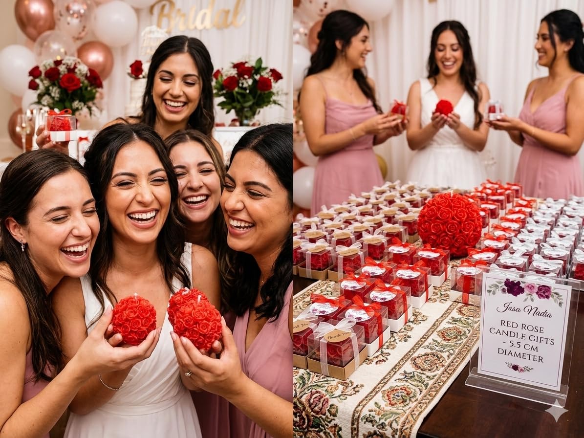bomboniere matrimonio, Rosa pezzi candele profumate bomboniere battesimo, anni ragazzo, comunione, cresima, anniversario di, compleanno bigliettini (bianco, set di 20)