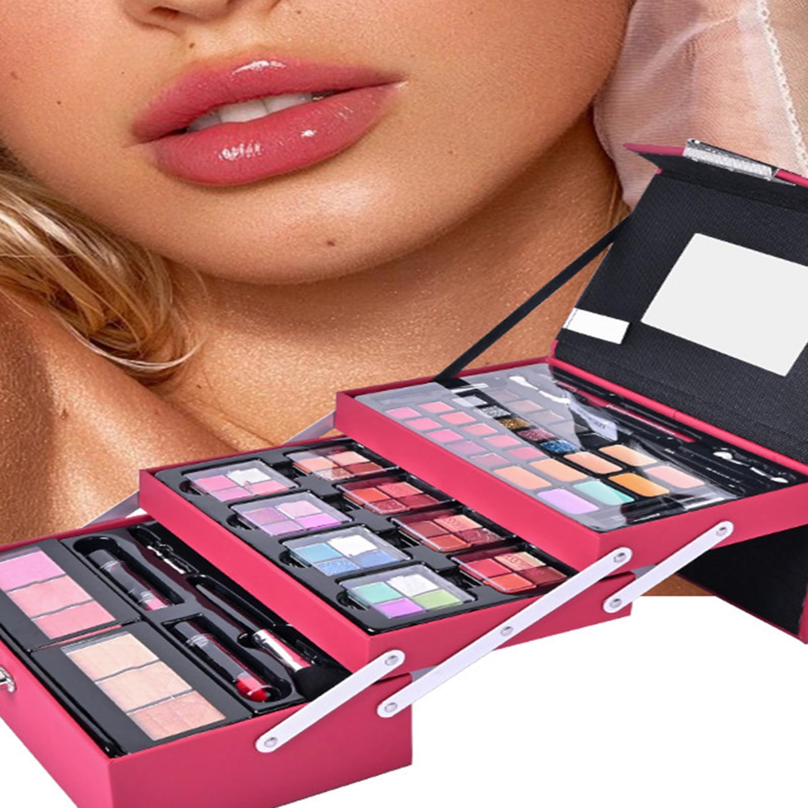 Make-up-Set für Damen, komplettes Make-up-Set, Make-up-Kits für Damen | Starter-Set – Full-Start-Kosmetik-Set für Anfänger und Profis, inklusive Kosmetik u