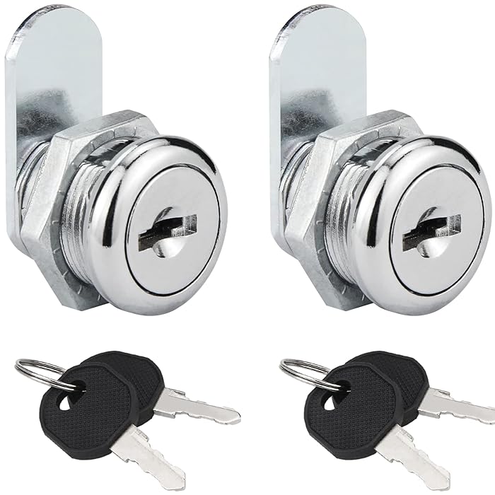 Buy Truck Tool Box Locks, 2Pack 5/8" Cylinder Key Alike Cam Lock