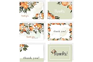Little Cuties Clementine Thank You Cards: Express Your Gratitude with Style