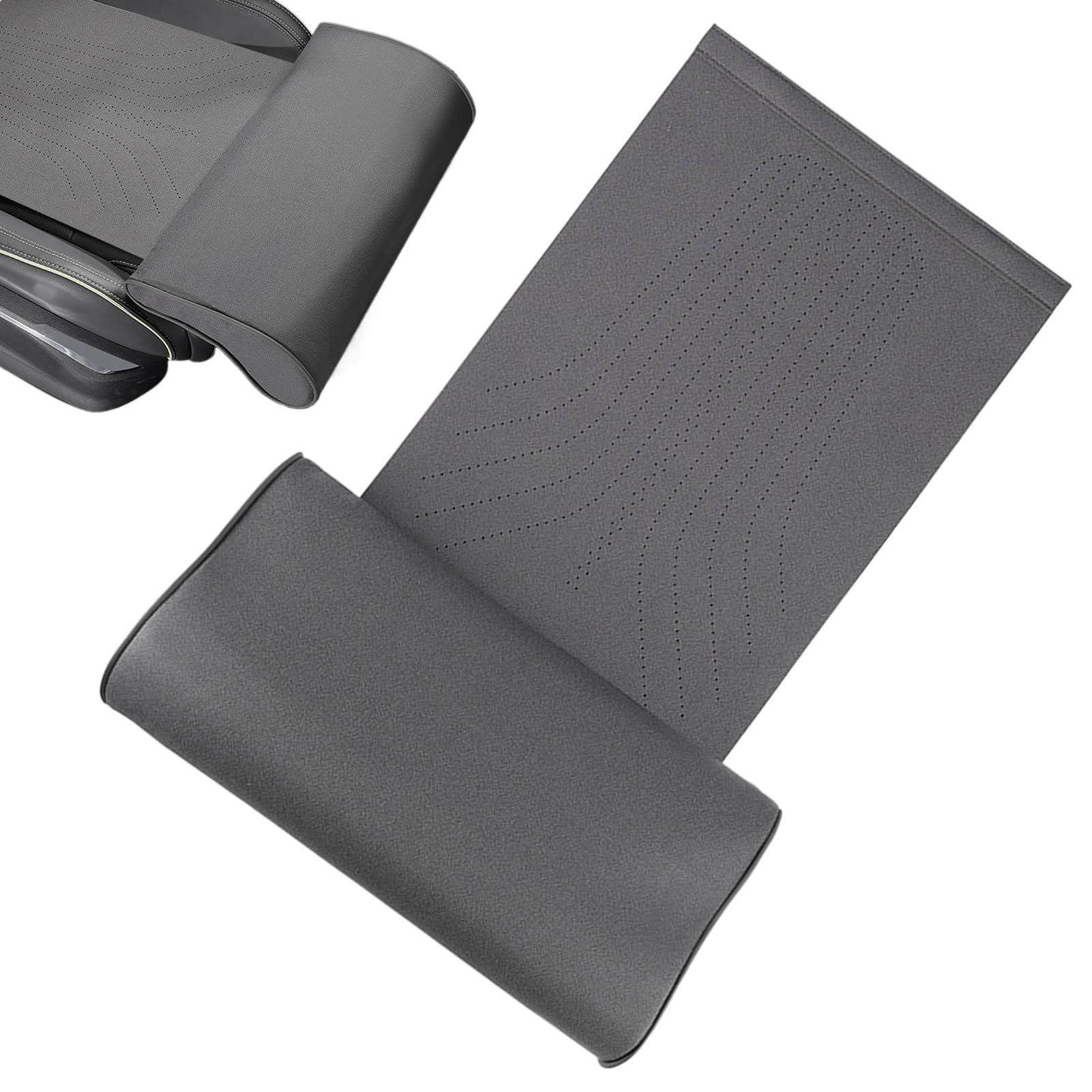 Soporte Extensor Piernas Asiento Coche Amigable Con La Piel, Transpirable, | Cojines Muslos Extensión Unisex para Coche Autobús Viaje Asiento Descanso Carretera
