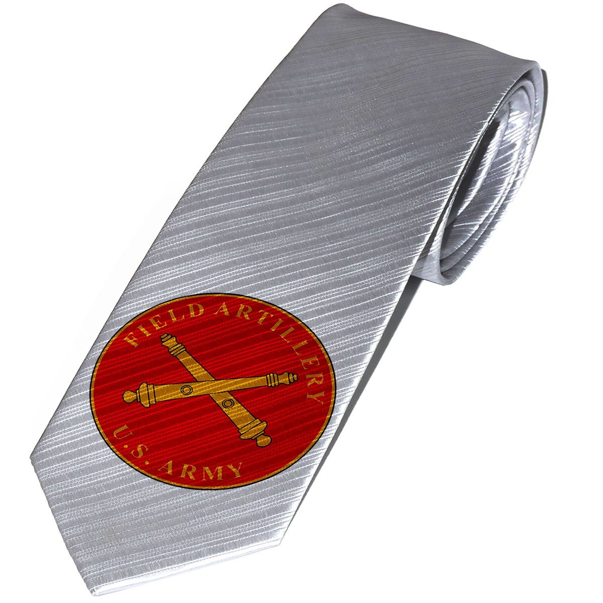 ExpressItBest Necktie/Tie with U.S. Army Field Artillery, branch plaque