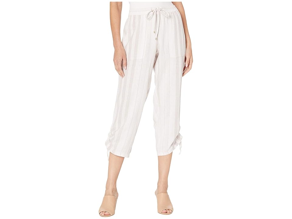 

Jones New York Patch Pocket Pants w/ Outseam Hem Detail (Bisque Tonal) Women's Casual Pants, White